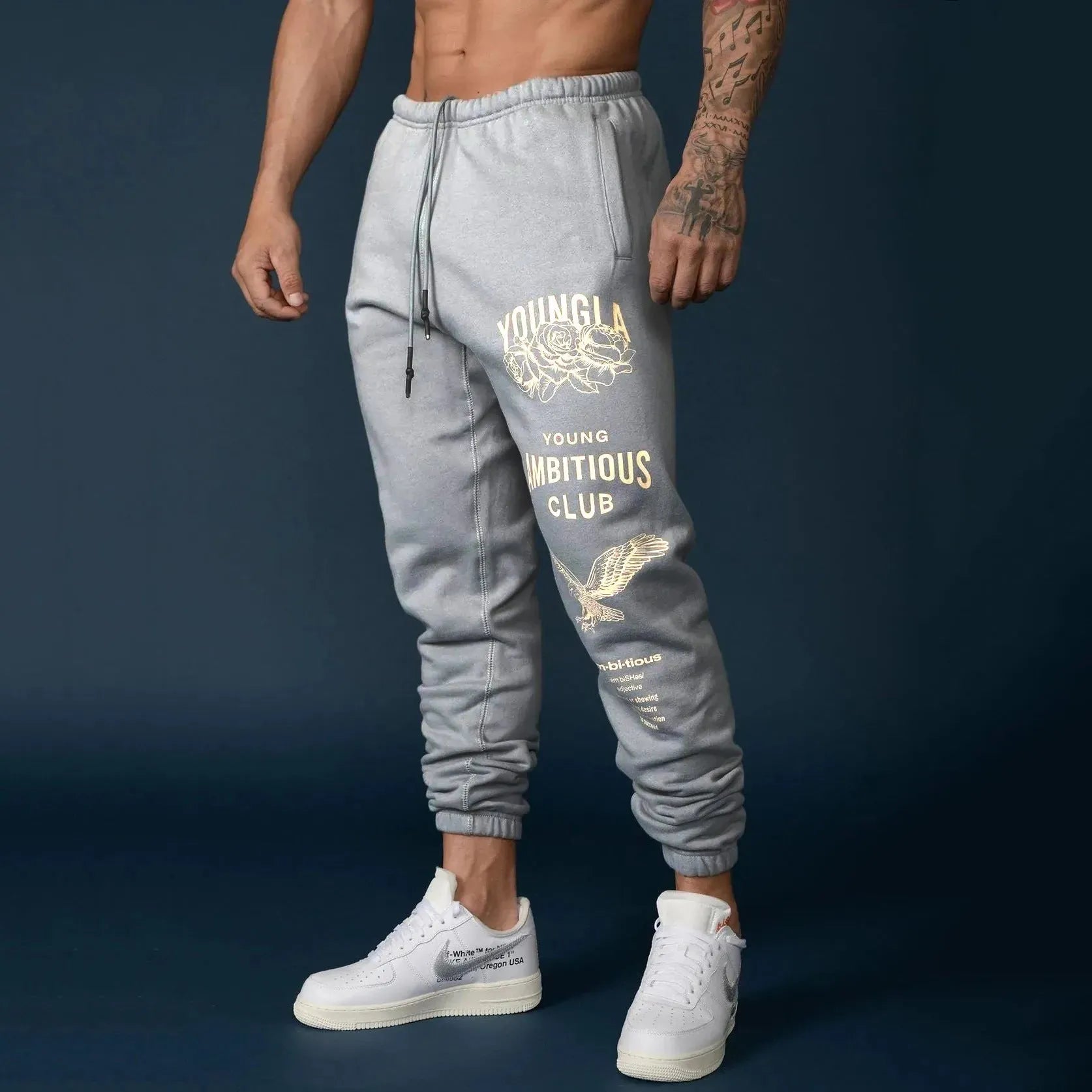 Men's Thicken Ankle-tied Sports Pants - Bellarte Enchanté Men's Thicken Ankle-tied Sports Pants